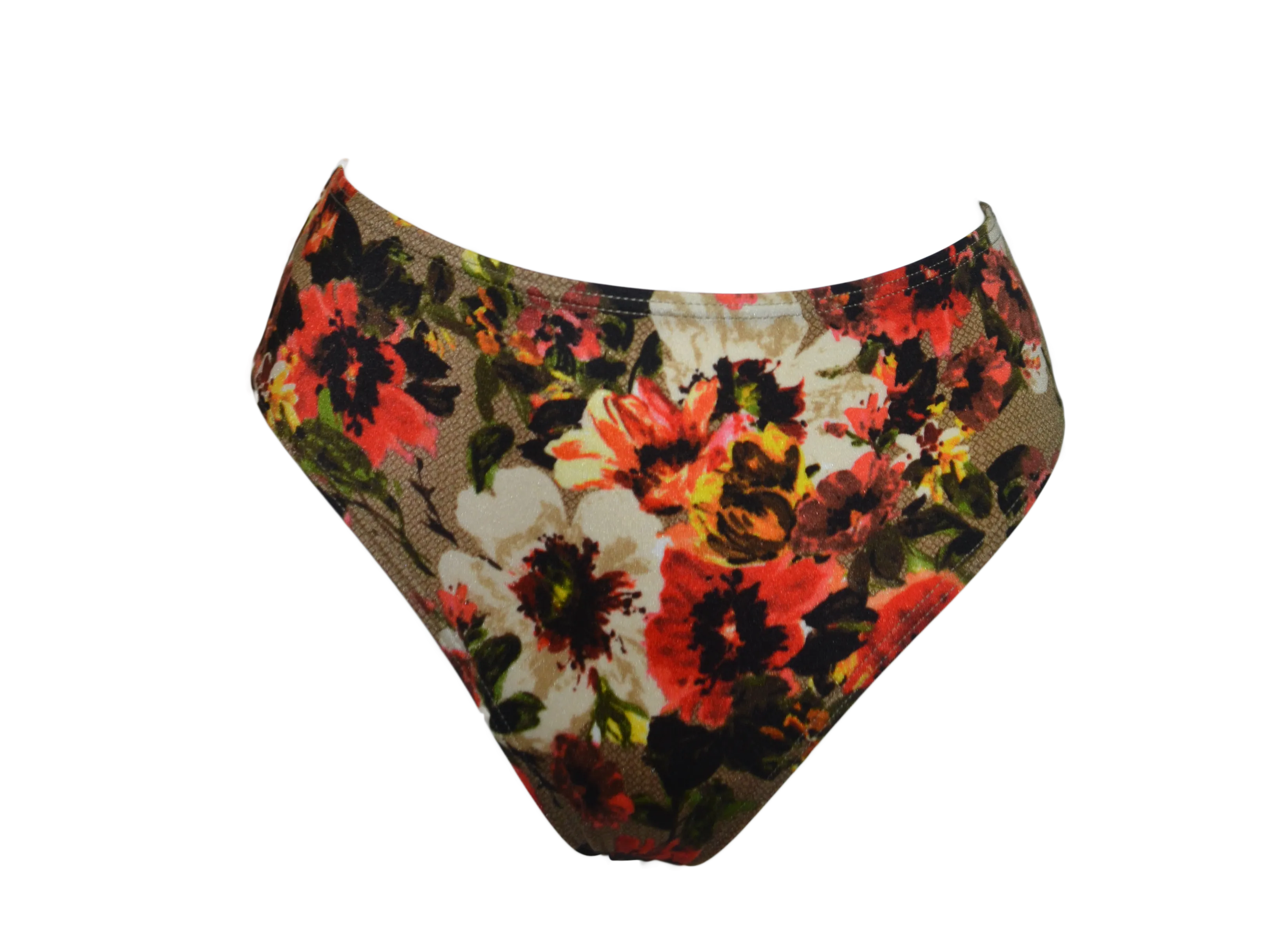 Forest flower high-waist Bikini Bottom