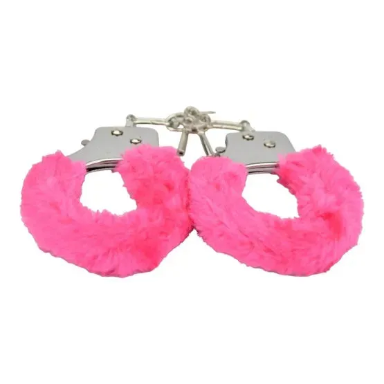 Heavy Duty Furry Handcuffs by Bound to Play - Adjustable and Comfortable