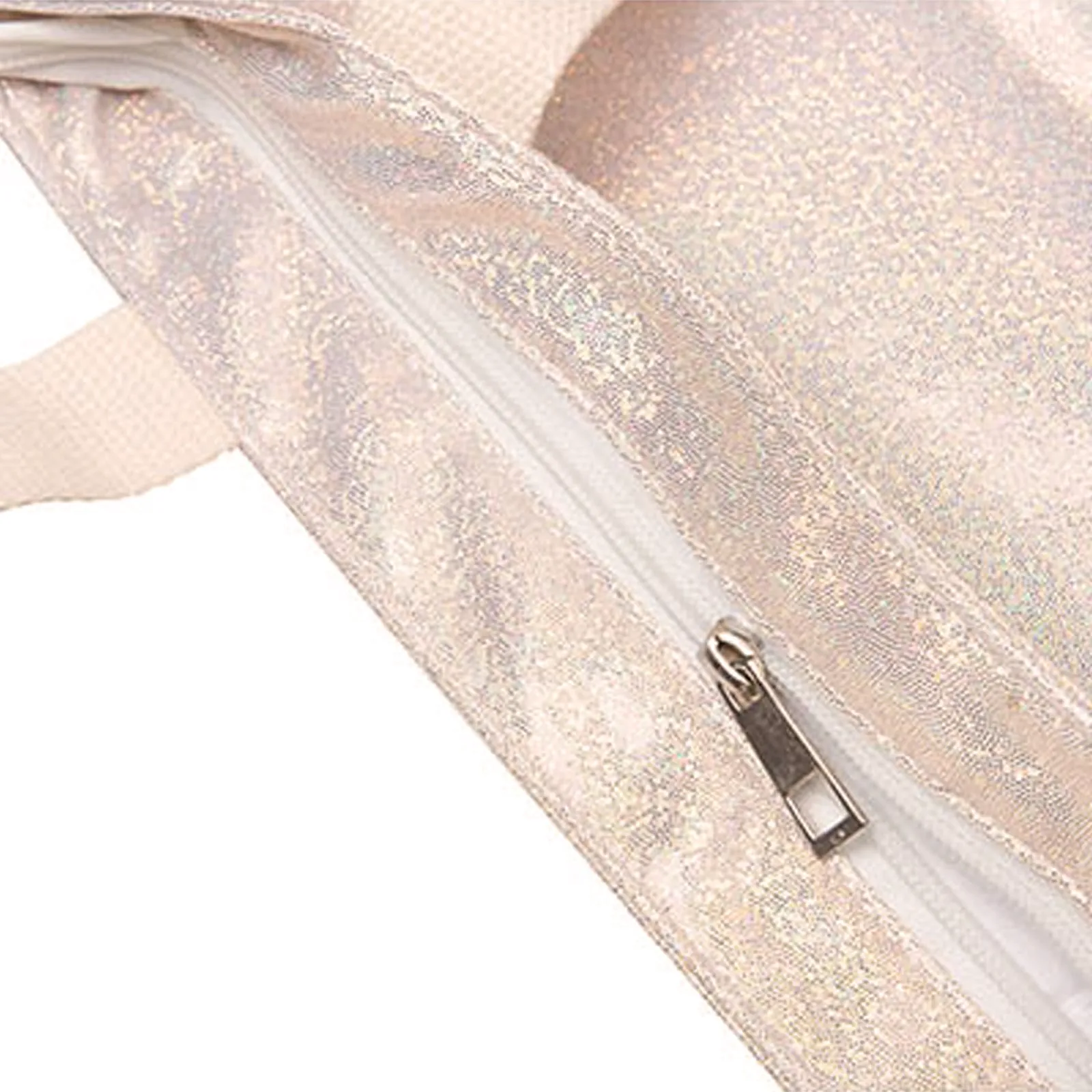 Personalised Glitter Tote Bag with Brown and White Alpaca Multicolour Flower Wreath and Cute Text