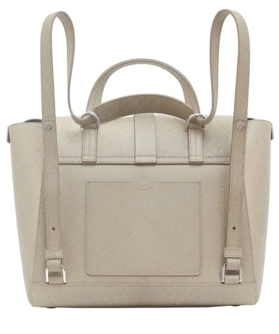 Senreve vegan grey mini maestra tote bag