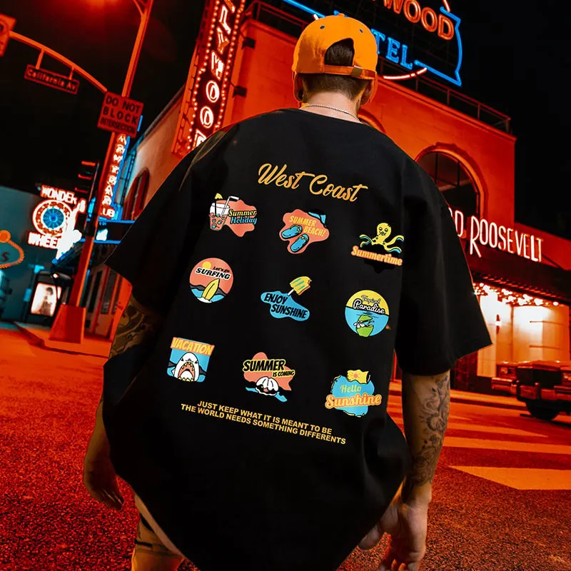 Trendy Brand Hip-hop Loose T-shirt
