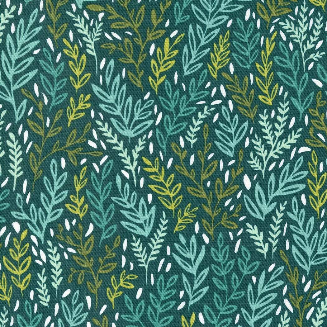 Willow Meadow Lagoon Teal Fabric 36062 20
